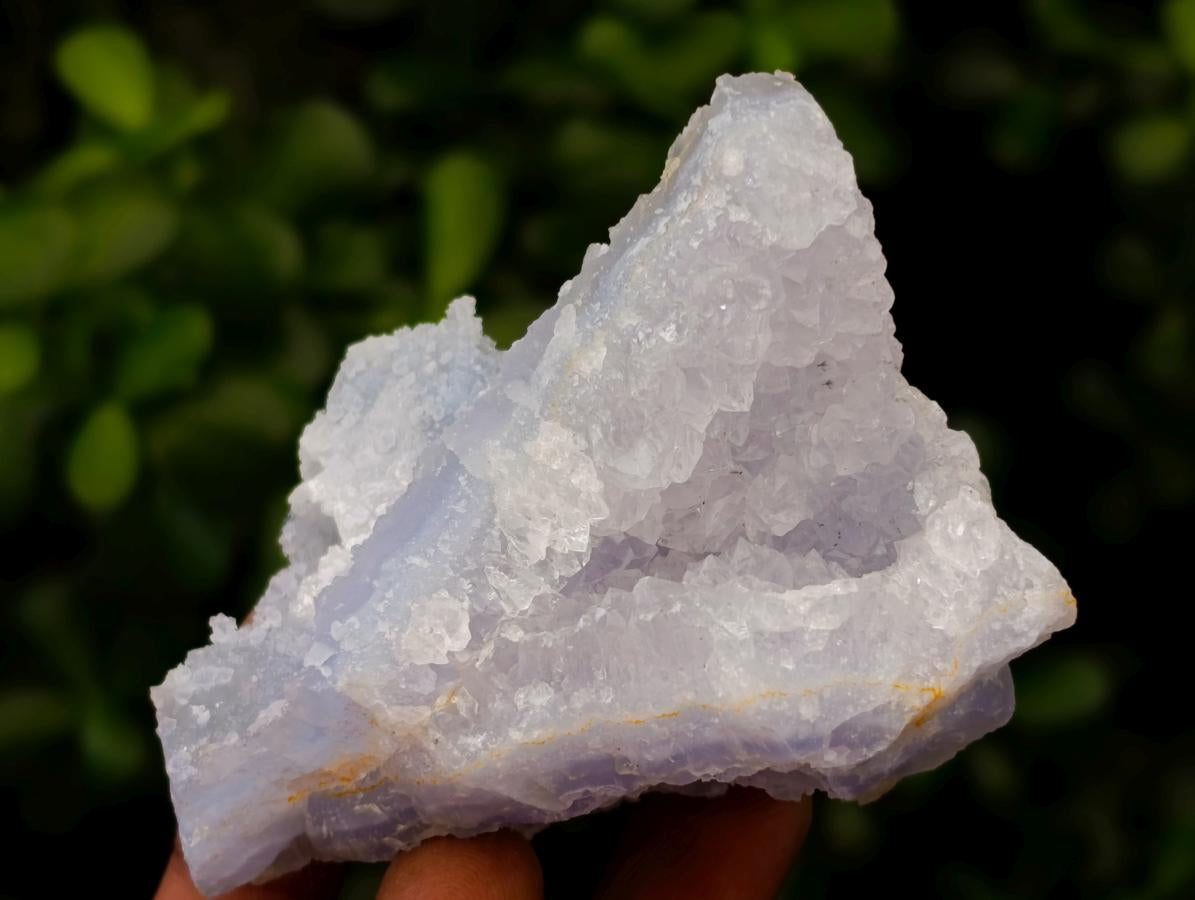 Natural Etched Blue Chalcedony Geodes x 6 From Nsanje, Malawi