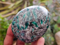 Polished Emerald Mica 'Mutokolite' Free Forms x 6 From Mutoko, Zimbabwe