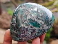 Polished Emerald Mica 'Mutokolite' Free Forms x 6 From Mutoko, Zimbabwe