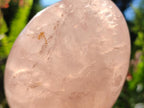 Polished Gemmy Rose Quartz Standing Free Forms x 3 From Madagascar