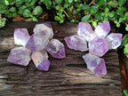 Polished Jacaranda Amethyst Crystals x 12 From Mumbwa, Zambia
