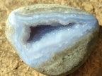 Polished Blue Lace Agate Free Forms x 6 From Nsanje, Malawi