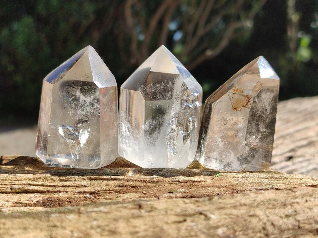 Polished Mixed Selected Quartz Crystals x 12 From Madagascar - Toprock Gemstones and Minerals 