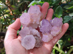 Natural Sunburst Amethyst Spirit Clusters x 12 From Boekenhouthoek, South Africa