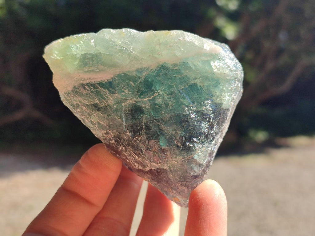 Natural Watermelon Fluorite Cobbed Specimens x 12 From Uis, Namibia