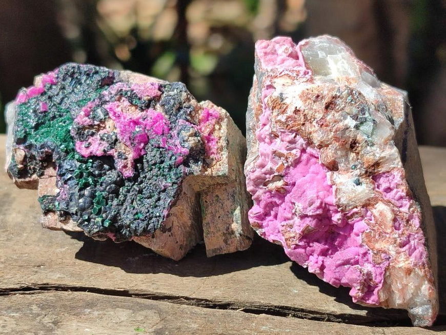 Natural Salrose Cobaltion Dolomite Specimens x 12 From Kakanda, Congo