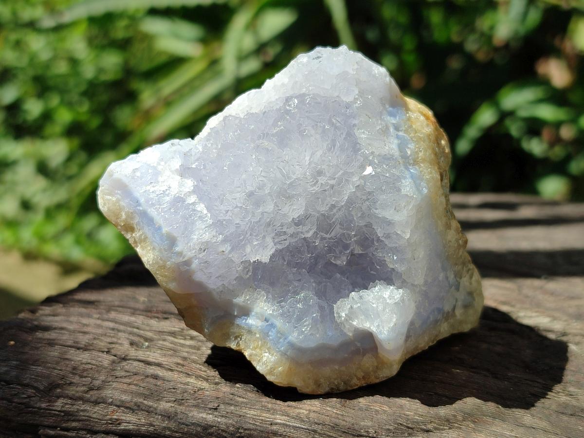 Natural Blue Lace Agate Geode Specimens x 3.89 kg Lot From Nsanje, Malawi
