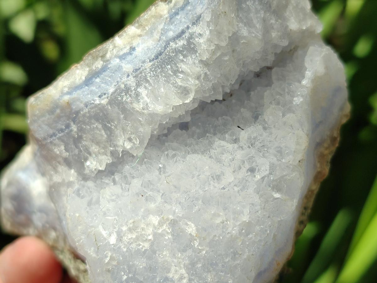 Natural Blue Lace Agate Geode Specimens x 3.89 kg Lot From Nsanje, Malawi