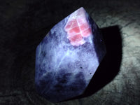 Polished Lepidolite Standing Free Forms x 2 From Zimbabwe