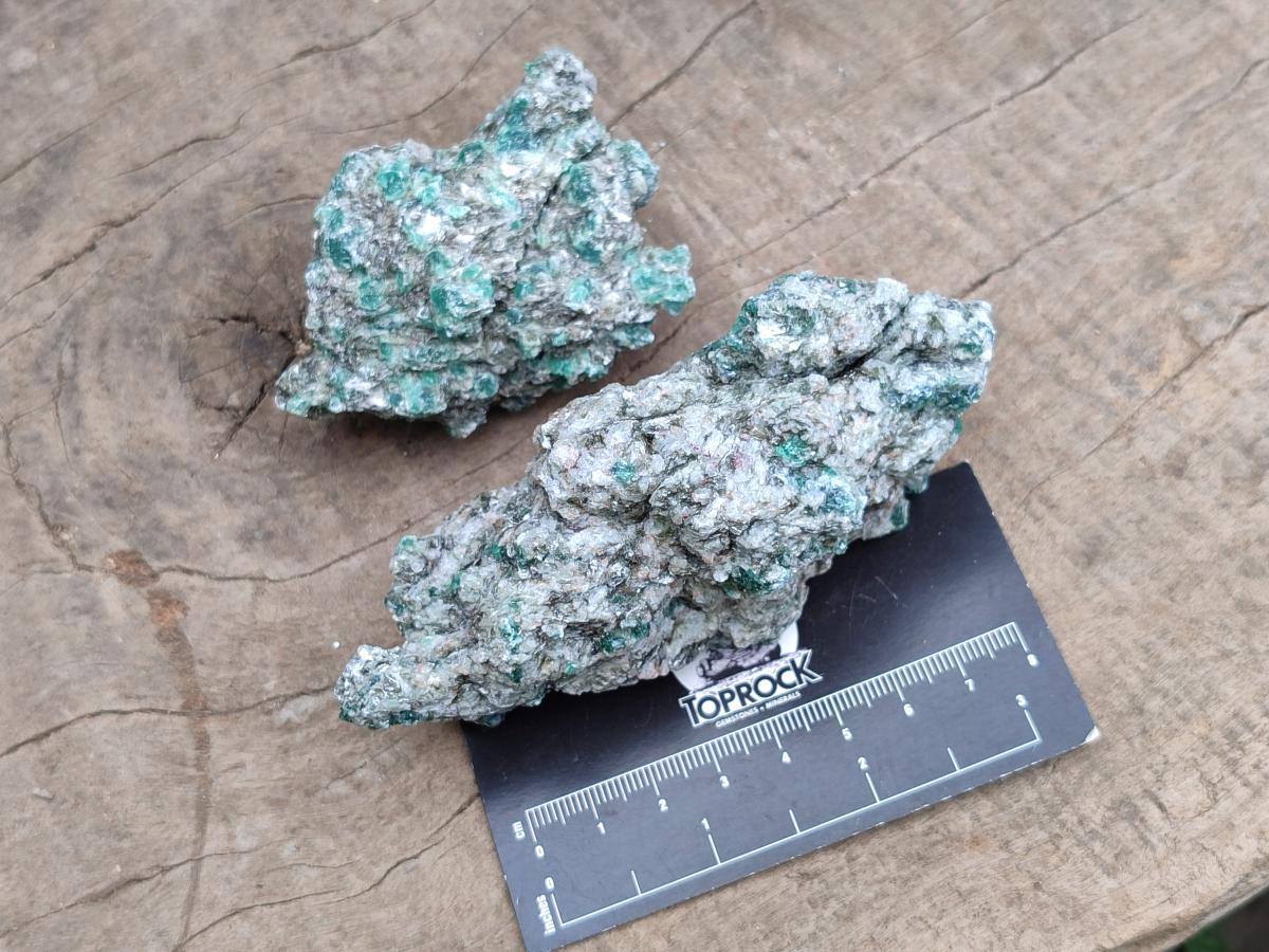 Natural Emerald Mica 'Mutokolite' Cobbed Specimens x 12 From Mutoko, Zimbabwe