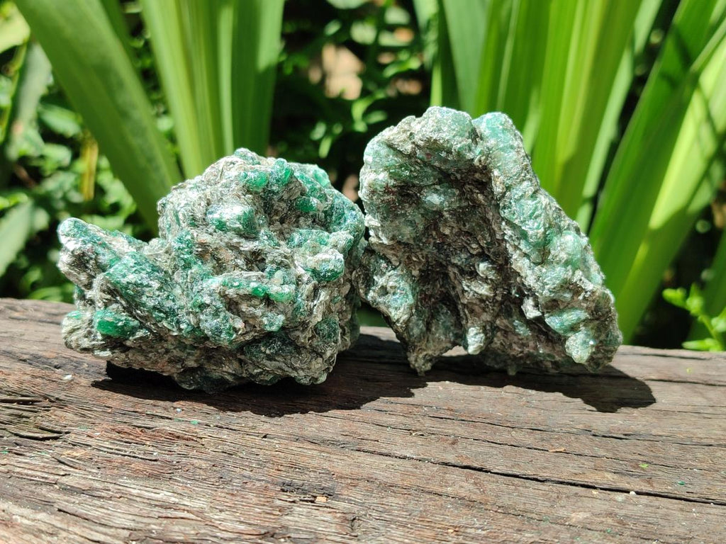 Natural Emerald Mica 'Mutokolite' Cobbed Specimens x 12 From Mutoko, Zimbabwe