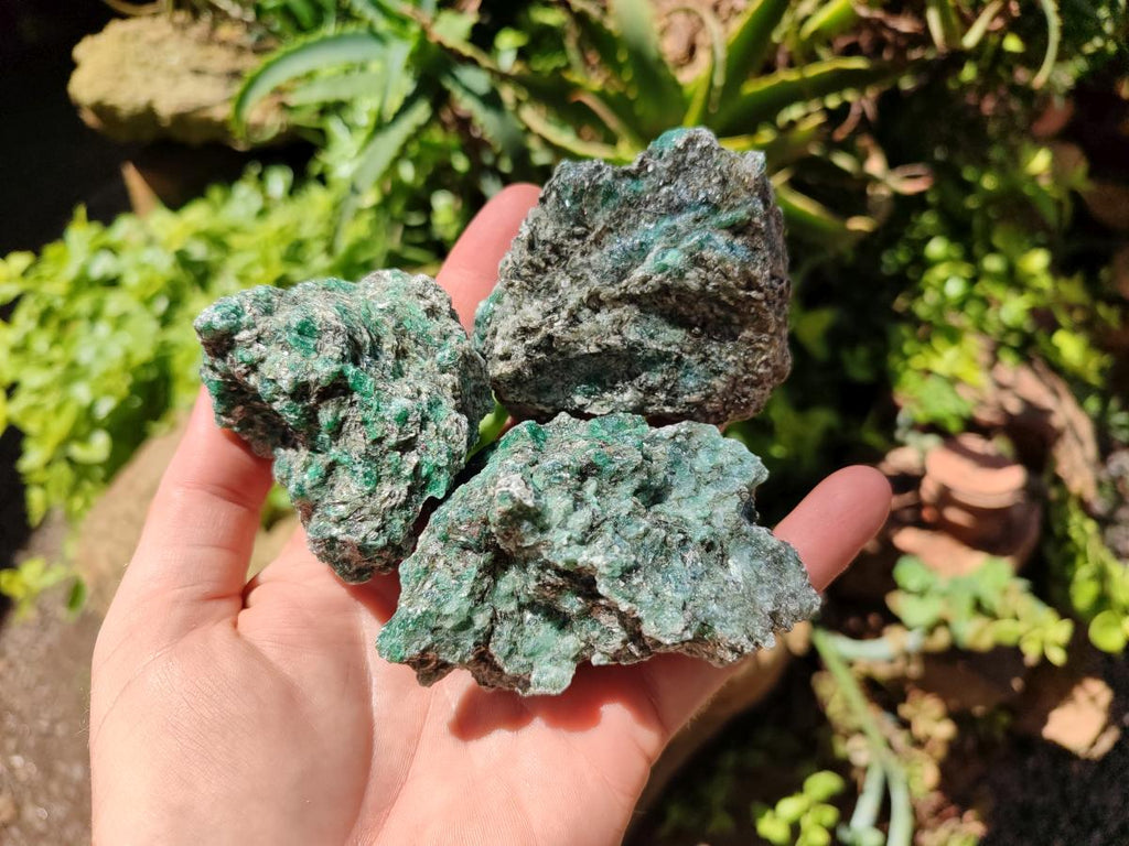 Natural Emerald Mica 'Mutokolite' Cobbed Specimens x 12 From Mutoko, Zimbabwe