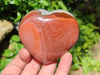 Polished Large Polychrome Jasper Hearts x 6 From NW Coast, Madagascar