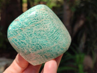 Polished Amazonite Standing Free Forms x 6 From Zimbabwe