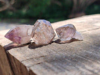 Natural Window Amethyst Crystals x 70 From Chiredzi, Zimbabwe