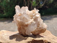 Natural Mixed Quartz Crystal Clusters x 6 From Madagascar