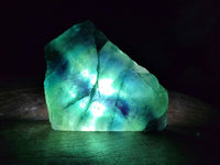 Polished On One Side Watermelon Fluorite Slices x 6 From Uis, Namibia