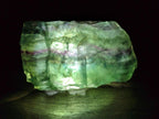 Polished On One Side Watermelon Fluorite Slices x 6 From Uis, Namibia