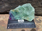 Polished On One Side Watermelon Fluorite Slices x 6 From Uis, Namibia