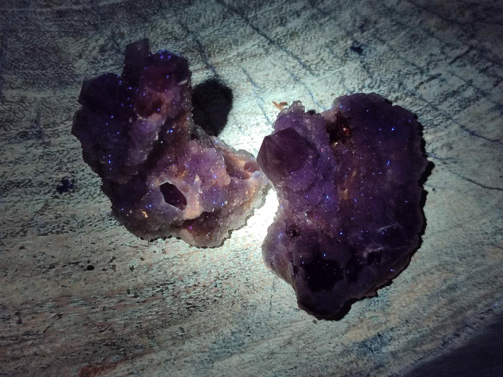 Natural Limonite Fairy Spirit Quartz Clusters x 35 From Boekenhouthoek, South Africa