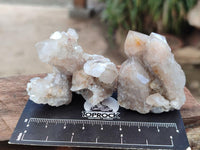 Natural Limonite Fairy Spirit Quartz Clusters x 35 From Boekenhouthoek, South Africa