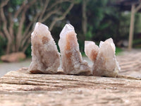 Natural Limonite Fairy Spirit Quartz Clusters x 35 From Boekenhouthoek, South Africa