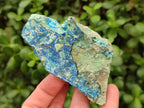 Natural Azurite And Malachite On Dolomite Specimens x 12 From Kaokoveld, Namibia