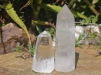 Polished Clear Quartz Crystals x 6 From Madagascar