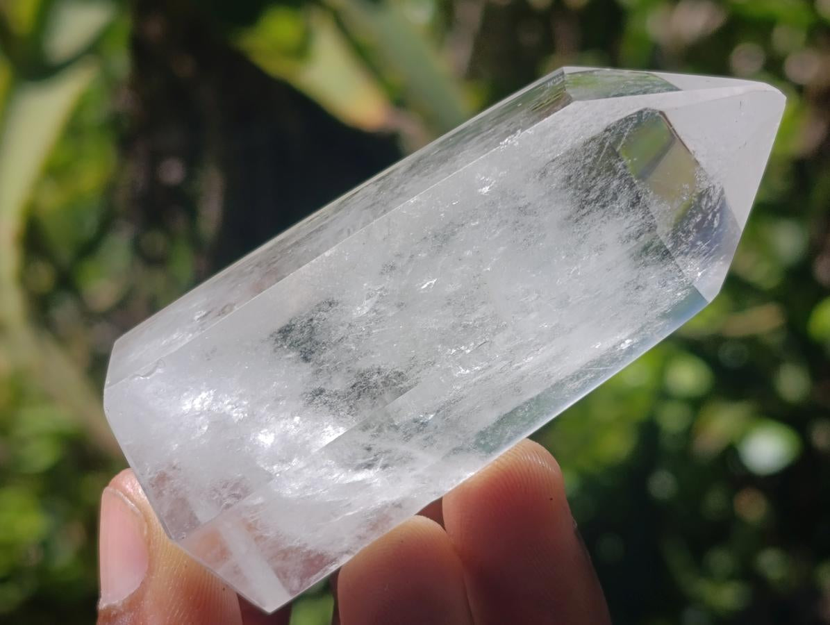 Polished Clear Quartz Crystals x 6 From Madagascar