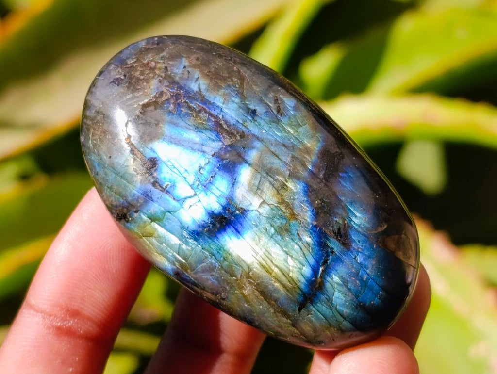 Polished Labradorite Galets x 23 From Tulear, Madagascar