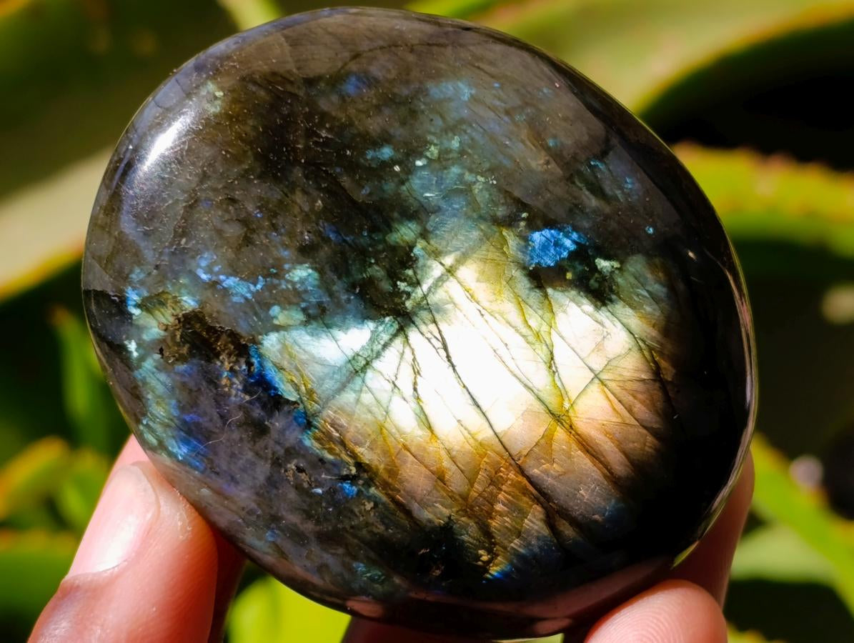 Polished Labradorite Galets x 23 From Tulear, Madagascar