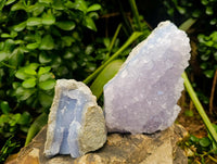 Natural Blue Lace Agate Geode Specimens x 5 kg Lot From Nsanje, Malawi