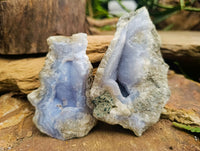 Natural Blue Lace Agate Geode Specimens x 5 kg Lot From Nsanje, Malawi