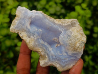 Natural Blue Lace Agate Geode Specimens x 5 kg Lot From Nsanje, Malawi