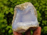 Natural Blue Lace Agate Geode Specimens x 5 kg Lot From Nsanje, Malawi