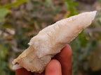 Natural Drusy Quartz Coated Spearhead Calcite Specimens x 35 From Albert's Mountain, Lesotho