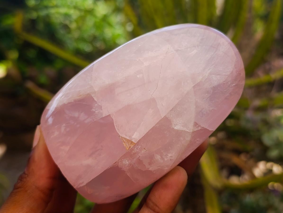 Polished Gemmy Rose Quartz Standing Free Forms x 6 From Madagascar
