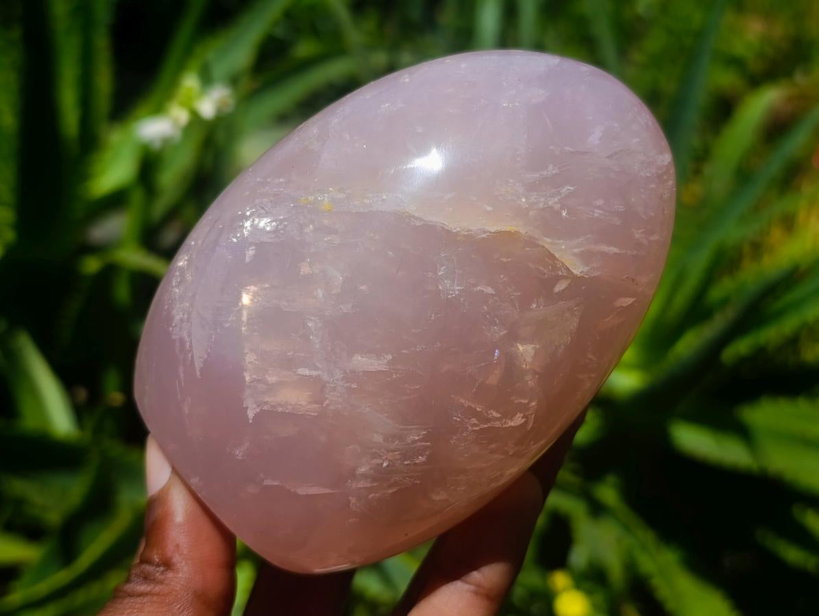 Polished Gemmy Rose Quartz Standing Free Forms x 6 From Madagascar