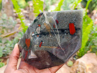 Polished Bloodstone Point x 1 From Swaziland