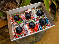 Polished Small Black Tourmaline Spheres x 6 From Madagascar