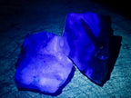 Polished On One Side Watermelon Fluorite Slices x 12 From Uis, Namibia