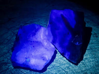 Polished On One Side Watermelon Fluorite Slices x 12 From Uis, Namibia