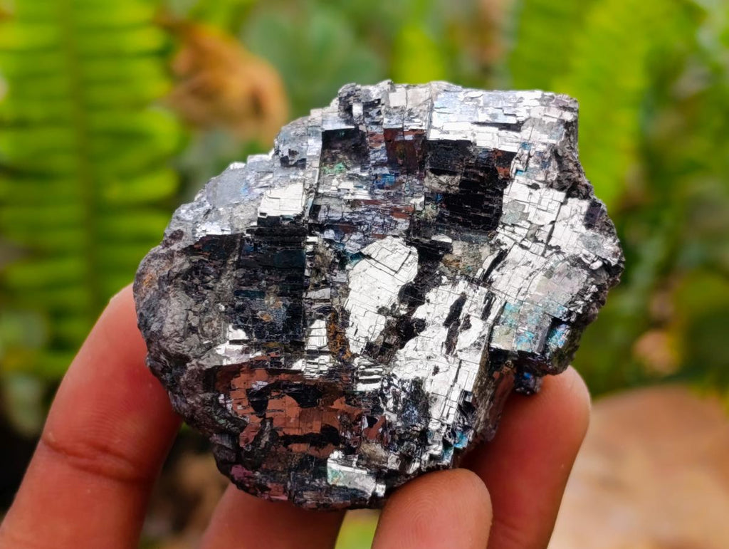 Natural Bright Silver Lead Galena Cobbed Specimens x 12 From Kaokoveld, Namibia