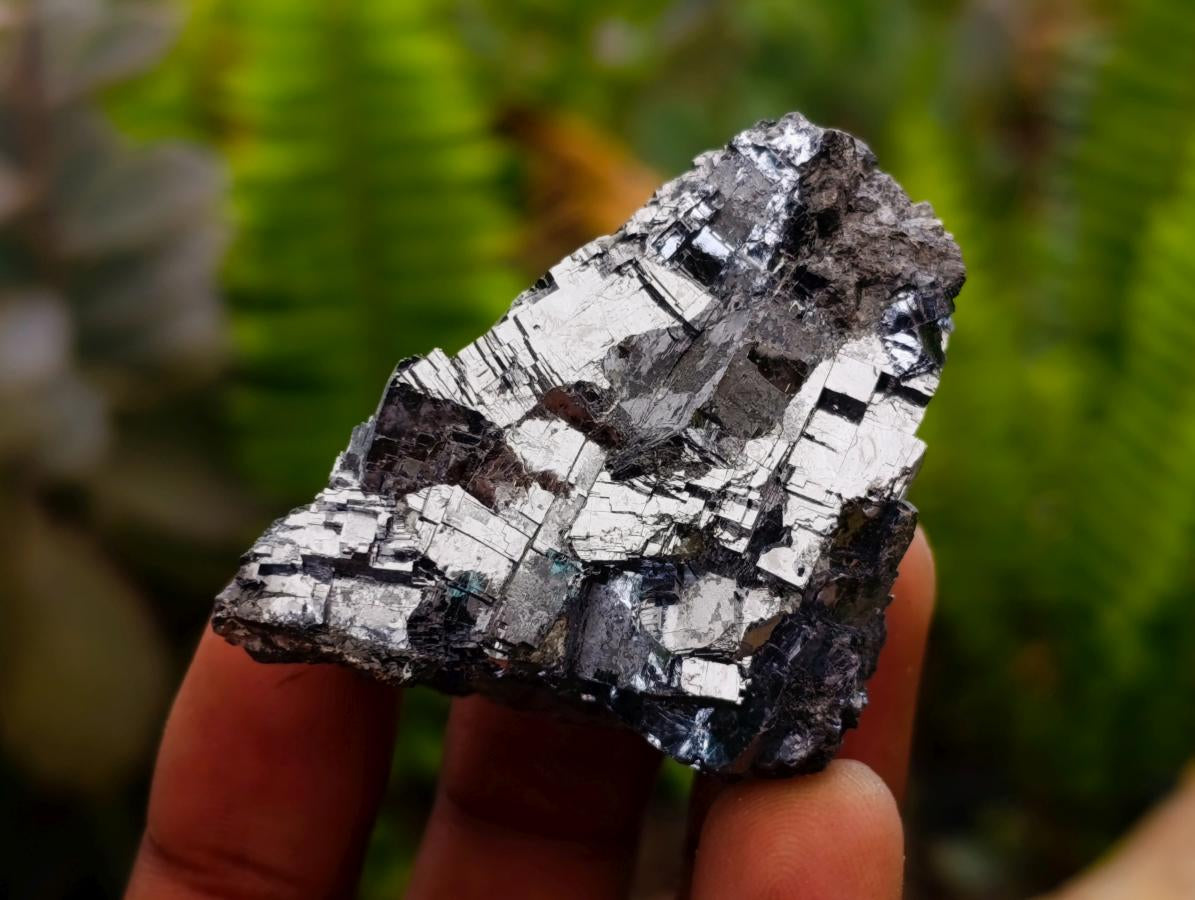 Natural Bright Silver Lead Galena Cobbed Specimens x 12 From Kaokoveld, Namibia