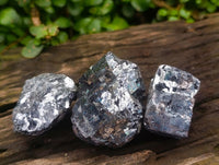 Natural Bright Silver Lead Galena Cobbed Specimens x 12 From Kaokoveld, Namibia