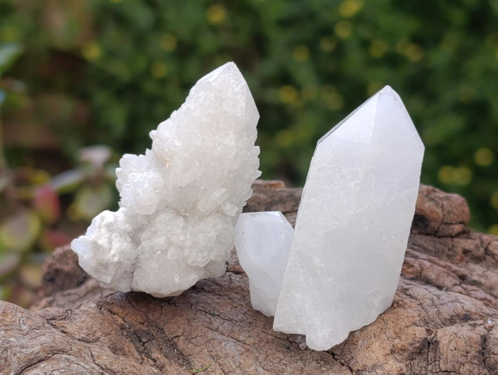 Natural Cascading Candle Quartz Crystals x 35 From Antsirabe, Madagascar