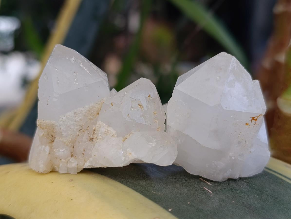 Natural Cascading Candle Quartz Crystals x 35 From Antsirabe, Madagascar