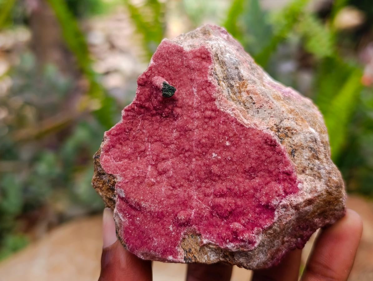 Natural Salrose Cobaltion Dolomite Specimens with Chrysocolla and Malachite x 6 From Kakanda, Congo