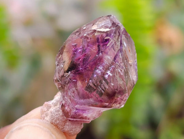 Natural Window Amethyst Crystals x 70 From Chiredzi, Zimbabwe