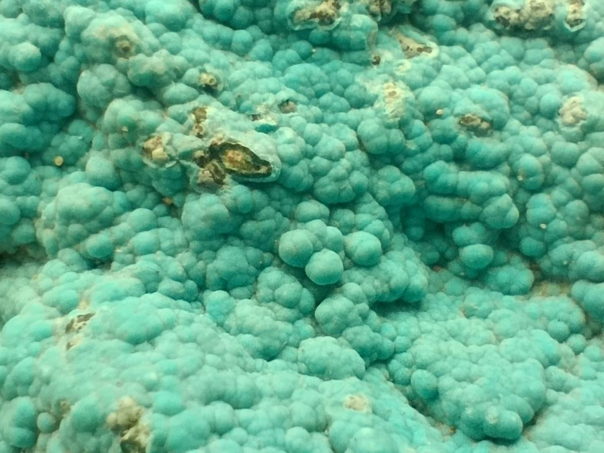 Natural Chrysocolla On Dolomite Specimen x 1 From Kolwezite, Congo